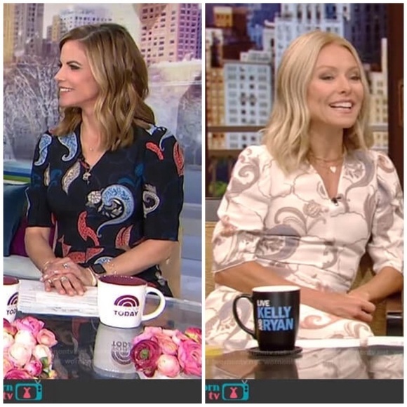 See by Chloe Cream Paisley Print Midi Dress size 38/ Medium - Picture 2 of 13